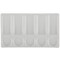 Creative Mark Glazed Slant Palette Porcelain Paint Palette Tray for Watercolor, Gouache, Color-Mixing - Paint Tray for Kids and Adults - 1 Pack